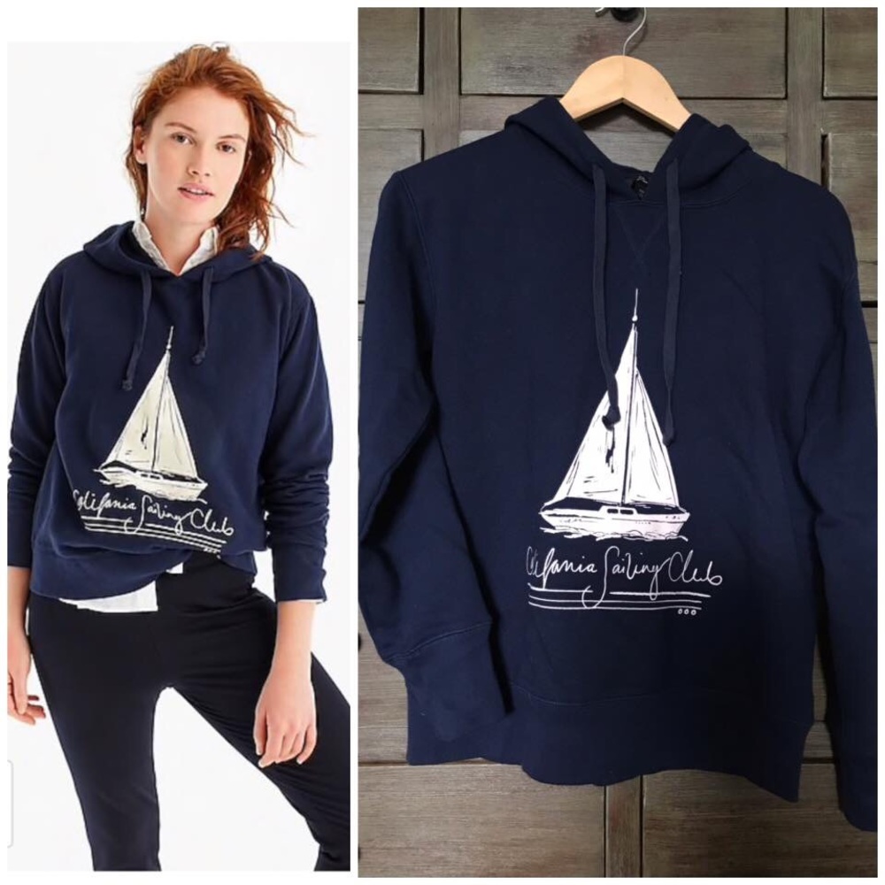 JCrew Sailing Hoodie XS